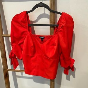 Express Coral/Orange Top